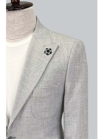 SUIT SARTORIA WHITE LINEN JACKET 4344