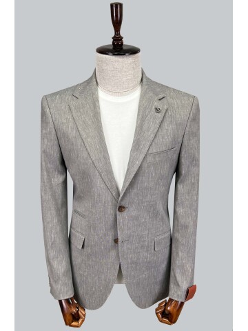 SUIT SARTORIA LINEN GREY JACKET 4372
