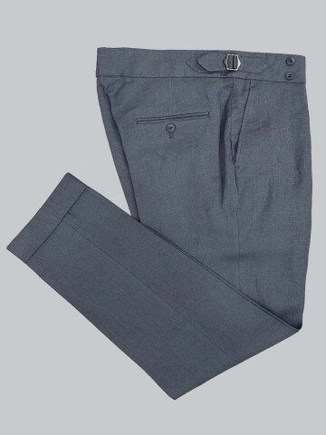 SUIT SARTORIA GRAY LINEN SUIT 2584