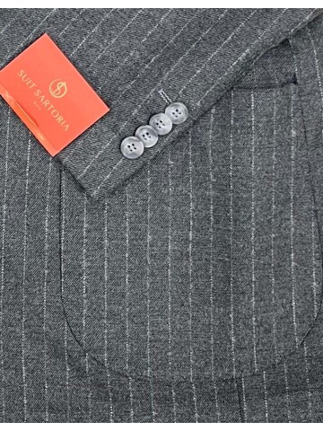 SUIT SARTORIA GREY DOUBLE BREASTED JACKET 4321