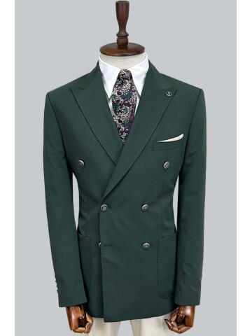 SUIT SARTORIA KHAKI COMBINED DOUBLE BREASTED SUIT 2001/22