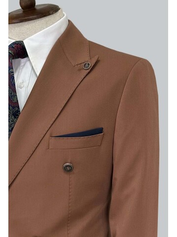 SUIT SARTORIA BROWN COMBINED DOUBLE BREASTED SUIT 2001/22