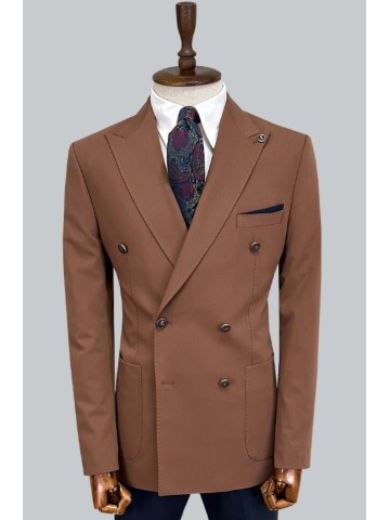 SUIT SARTORIA BROWN COMBINED DOUBLE BREASTED SUIT 2001/22