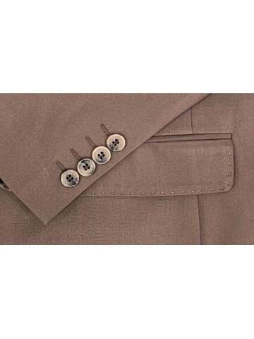 SUIT SARTORIA DOUBLE BREASTED BROWN SUIT 2957