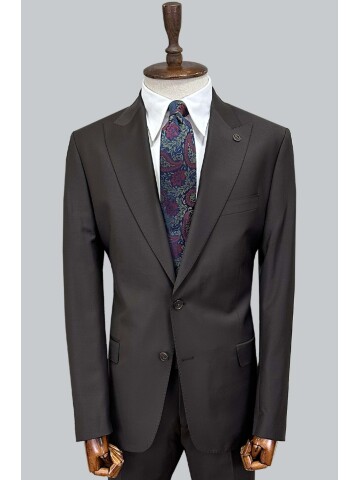 SUIT SARTORIA BROWN WOOL SUIT 2000/37