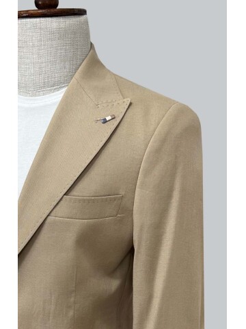 SUIT SARTORIA LINEN BEIGE SHORTS SUIT 2001/76