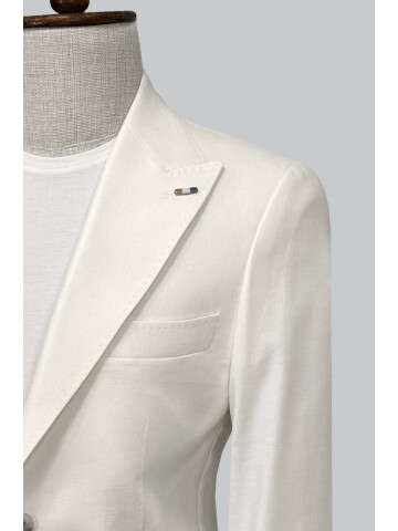 SUIT SARTORIA LINEN WHITE SHORTS SUIT 2001/76