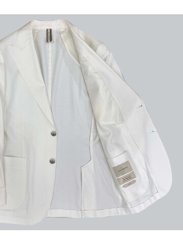 SUIT SARTORIA LINEN WHITE SHORTS SUIT 2001/76