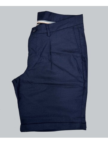 SUIT SARTORIA LINEN NAVY BLUE SHORTS SET 2001/76