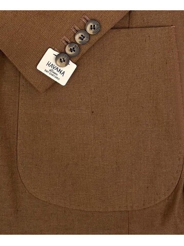 SUIT SARTORIA LINEN TABA SHORTS SET 2001/76