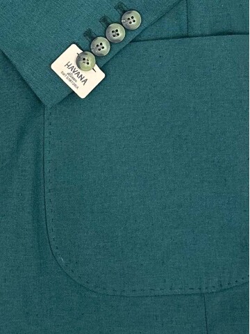 SUIT SARTORIA LINEN GREEN SHORTS SUIT 2001/76