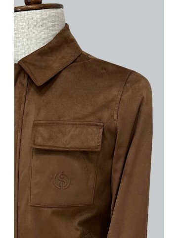 SUIT SARTORIA CAMEL SUEDE JACKET 8505