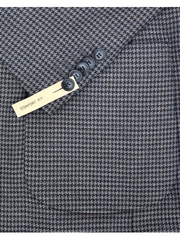 SUIT SARTORIA LINEN NAVY BLUE JACKET 4621