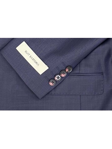 SUIT SARTORIA NAVY BLUE WOOL SUIT 2000/37