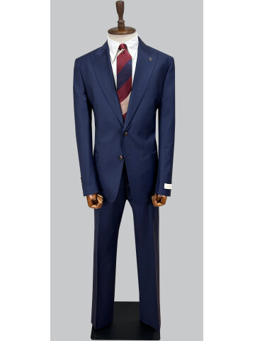SUIT SARTORIA NVY BLUE WOOL SUIT 2000/37