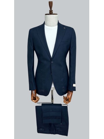SUIT SARTORIA NAVY BLUE LINEN SUIT 2000/73