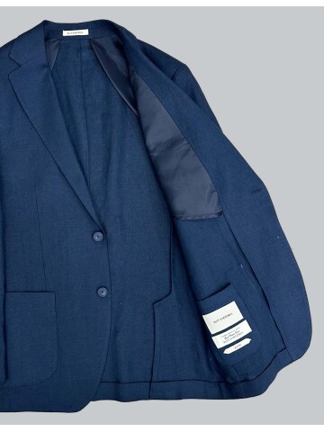 SUIT SARTORIA NAVY BLUE LINEN SUIT 2000/73