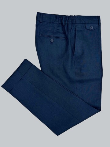 SUIT SARTORIA NAVY BLUE LINEN SUIT 2000/73