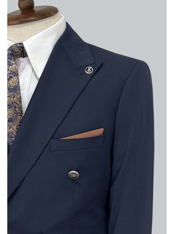 SUIT SARTORIA NAVY BLUE COMBINED DOUBLE BREASTED SUIT 2001/22
