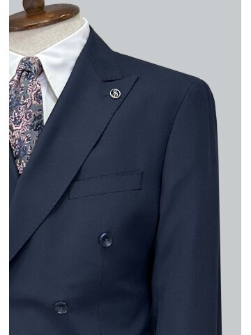 SUIT SARTORIA NAVY BLUE DOUBLE BREASTED SUIT 2001/16