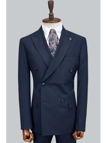 SUIT SARTORIA NAVY BLUE DOUBLE BREASTED SUIT 2001/16