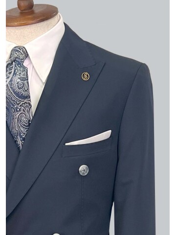 SUIT SARTORIA NAVY BLUE SUIT 2606
