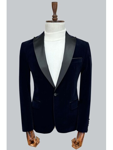 SUIT SARTORIA LACİVERT SİVRİ YAKA CEKET 4584