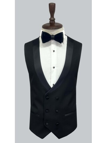 SUIT SARTORIA NAVY BLUE VELVET TUXEDO 5661