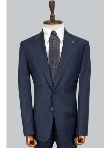 SUIT SARTORIA NAVY BLUE WOOL SUIT 2001/87