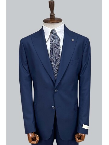 SUIT SARTORIA NAVY BLUE WOOL SUIT 2000/37