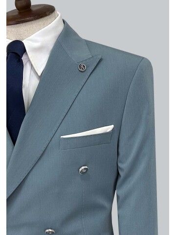 SUIT SARTORIA BLUE COMBINED DOUBLE BREASTED SUIT 2001/22