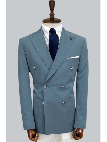SUIT SARTORIA BLUE COMBINED DOUBLE BREASTED SUIT 2001/22