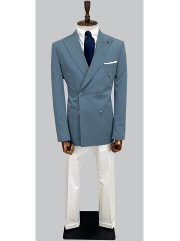 SUIT SARTORIA BLUE COMBINED DOUBLE BREASTED SUIT 2001/22