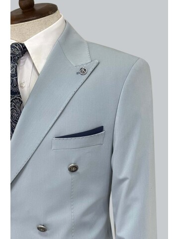 SUIT SARTORIA BLUE COMBINED DOUBLE BREASTED SUIT 2001/22