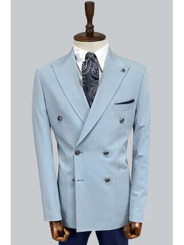 SUIT SARTORIA BLUE COMBINED DOUBLE BREASTED SUIT 2001/22