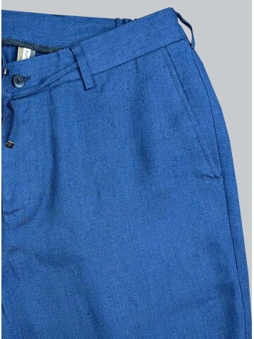 SUIT SARTORIA BLUE LINEN TROUSERS 1154
