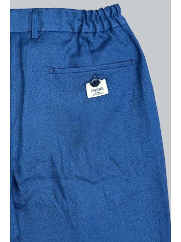SUIT SARTORIA BLUE LINEN TROUSERS 1154