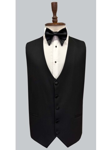SUIT SARTORIA SİYAH BÜYÜK BEDEN ÇIKMA YAKA DAMATLIK 5635