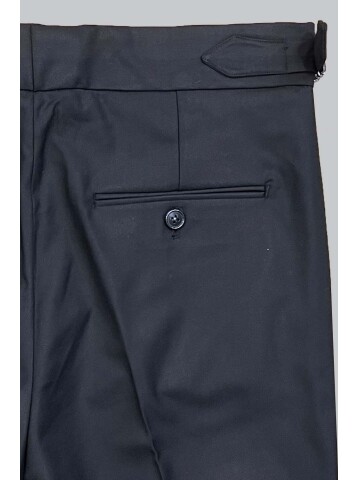 SUIT SARTORIA BLACK DOUBLE PLEAT PANTS 1150