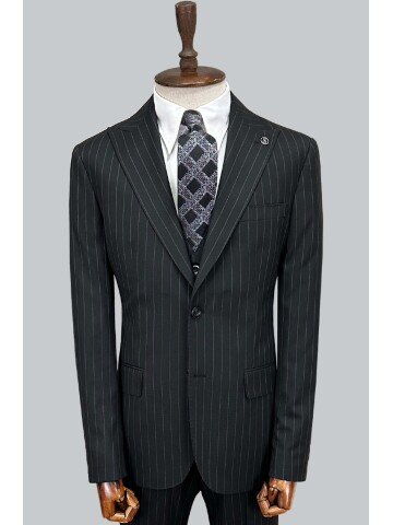 SUIT SARTORIA BLACK SUIT 2000/48