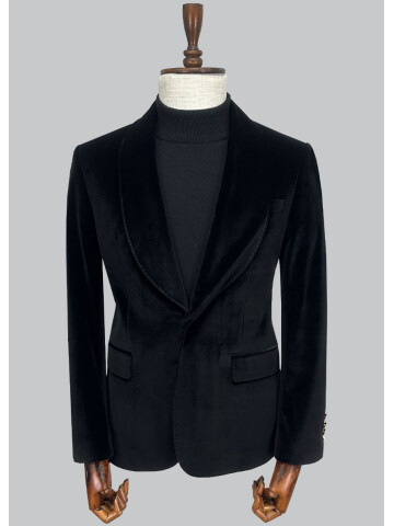 SUIT SARTORIA SİYAH KADİFE CEKET 4574