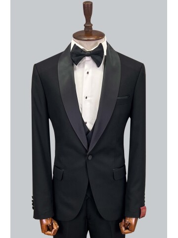 SUIT SARTORIA BLACK TUXEDO 5629