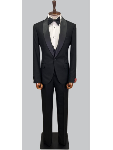 SUIT SARTORIA BLACK TUXEDO 5629