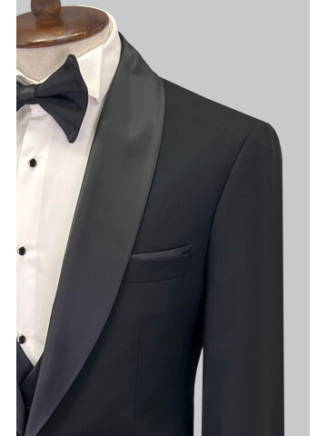 SUIT SARTORIA BLACK TUXEDO 5629