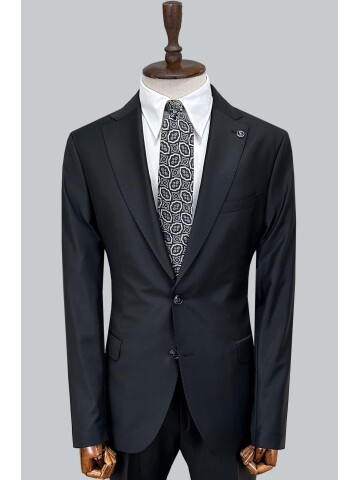 SUIT SARTORIA BLACK WOOL SUIT  2001/01