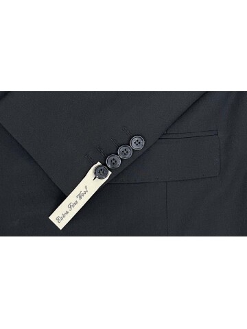 SUIT SARTORIA BLACK WOOL SUIT 2001/82
