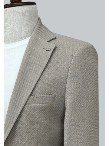 SUIT SARTORIA LIGHT BROWN JACKET 4610