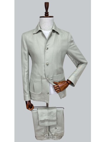 SUIT SARTORIA AÇIK YEŞİL KETEN SPOR TAKIM 2001/61