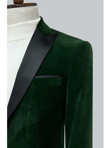 SUIT SARTORIA YEŞİL SİVRİ YAKA CEKET 4584