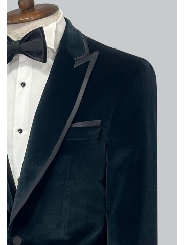 SUIT SARTORIA GREEN VELVET TUXEDO 5663